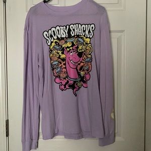 Mens Long Sleeve Scooby Doo Shirt - M